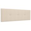 La Web Del Colchon -cabecero Tapizado Julie Para Cama De 150 (160 X 55 Cms) Beige Claro Textil Suave