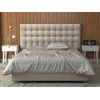 La Web Del Colchon -cabecero Tapizado Brigitte Para Cama De 150 (160 X 115 Cms) Beige Claro Textil Suave