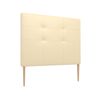 La Web Del Colchon -cabecero Tapizado Atenas Big Para Cama De 210 (220 X 165 Cms) Beige