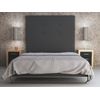 La Web Del Colchon -cabecero Tapizado Atenas Big Para Cama De 160 (170 X 165 Cms) Gris Oscuro Textil Suave