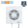 Extractor De Baño Rico Interruptor Cadena Blanco Ø120 Blanco Ø120