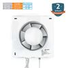 Extractor De Baño Rico Interruptor Cadena Blanco Ø120 Blanco Ø120