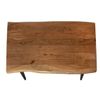 Mesa De Comedor De Madera De Pino 220x100x76 Cm-anchura 140 Cm