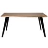 Mesa De Comedor De Madera De Pino 220x100x76 Cm-anchura 160 Cm