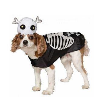 Disfraz Esqueleto Para Perro  - M