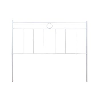 Cabecero De Forja Para Cama | Cabezal Juvenil Y Matrimonio | Modelo Leo | Producto Artesanal, Hecho En España| Tete De Lit (blanco, Para Cama De 105 Cm (110 Cm))