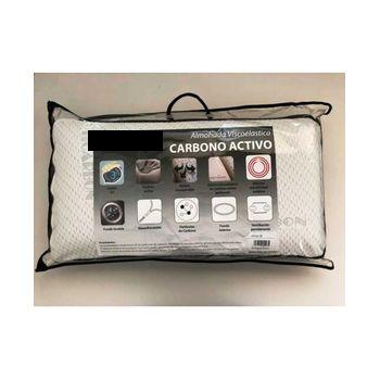 Pack De 2 Carbono Almohada Viscoelastica 70x35 Cm Blanco Tanuk con Ofertas  en Carrefour