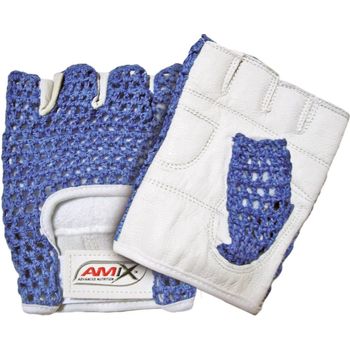 Amix Guantes De Rejilla - Azul/blanco