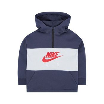 Sudadera Con Capucha Niño Nike 342s-u2y Azul Marino Gris