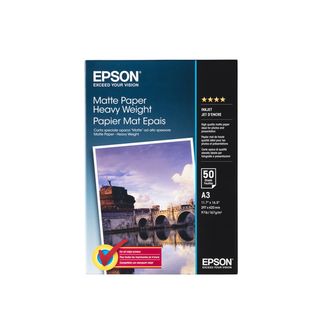 Epson Matte Paper Heavy Weight, Din A3, 167 G/mâ², 50 Hojas