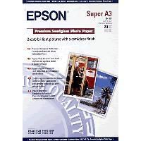 Epson Premium Semigloss Photo Paper - Papel Fotográfico Semisatinado - A3 Plus (329 X 423 Mm) - 20 Hoja(s)