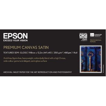 Epson Premium Canvas Satin Papel Fotográfico Satén