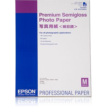 Epson Premium Semigloss Photo Paper Papel Fotográfico Semi-brillo