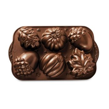 Molde Autumn Treats Pan De Nordic Ware