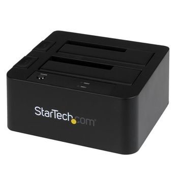 Startech.com Docking Station Esata Usb 3.0 Con Uasp De 2 Bahã­as Para Disco Duro O Ssd Sata De 2,5 O 3,5 Pulgadas