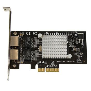 Startech.com Tarjeta Adaptador De Red Pci Express Pci-e Gigabit Ethernet Con 2 Puertos Rj45 Chipset Intel I350