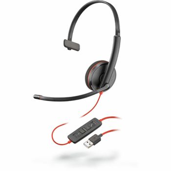 Auriculares Con Micrófono Poly 209744-104 Negro (reacondicionado A+)