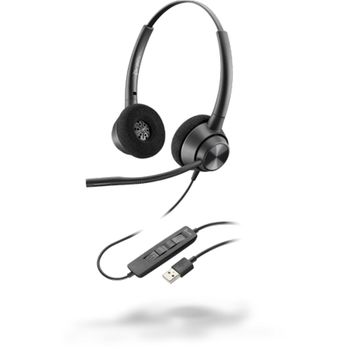 Auriculares Con Micrófono Poly 214570-01            Negro