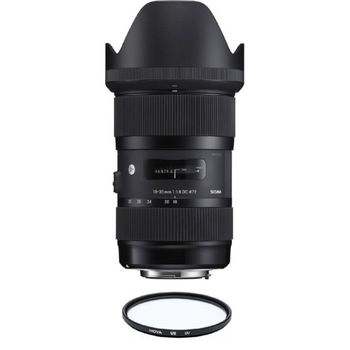 Sigma 18-35mm F1.8 Dc Hsm Art - Canon + Hoya Ux Uv 72mm Filter