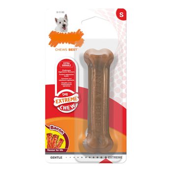 Mordedor De Perro Nylabone Dura Chew Bacon Talla S Nylon