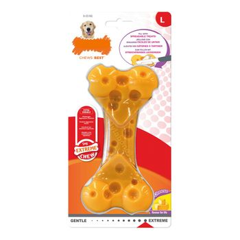 Mordedor De Perro Nylabone Dura Chew Queso Talla L Nylon