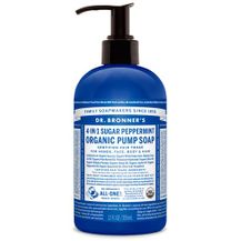 Dr Bronner's Peppermint Organic Pump Soap  355 Ml 355 Ml