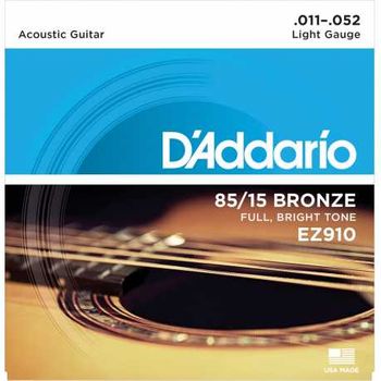 Cuerda / Juego De Cuerdas Para Guitarra Acustica Ez910