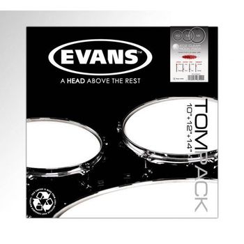 Evans Ec2 Sst Clear Rock (10",12",16") Parches