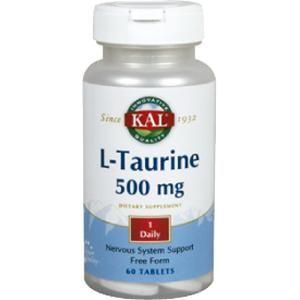 L-taurina 500 Mg Kal, 60 Comprimidos