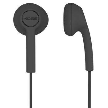 Auriculares Con Cable, Cascos Intraurales In Ear De Botón, Earphones Compatible Con Smartphones Negro  Koss Ke5