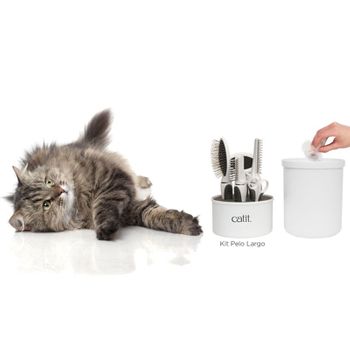 Kit Grooming Para Gatos Pelo Largo Catit