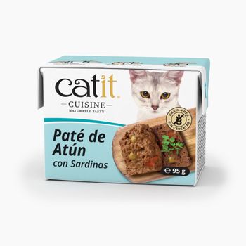 Paté De Atún Con Sardinas Para Gato Catit Cuisine, 95g