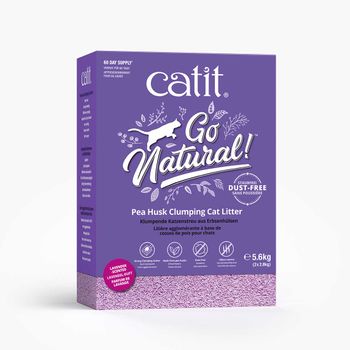 Arena Guisantes Catit Go Natural Para Gatos Lavanda  5,6 Kg