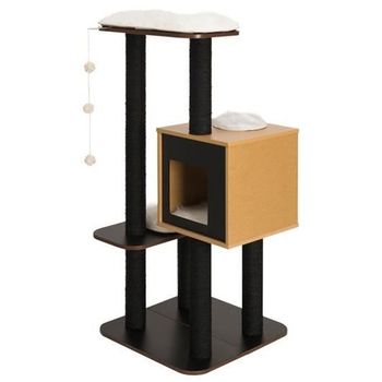 Vesper V Base High Black Cat Tree