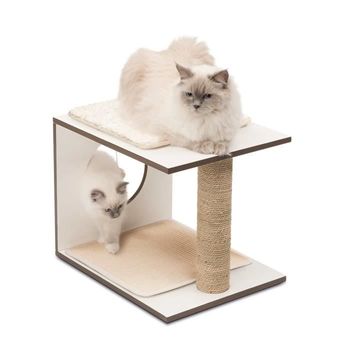 Vesper Taburete En V White Cat Tree