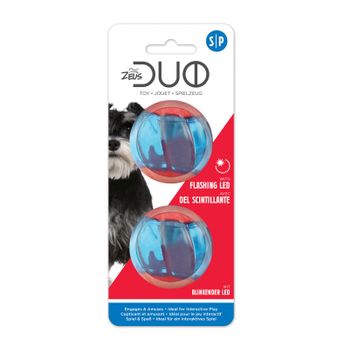 Juguete Interactivo Para Perros Zeus Duo Pelota Con Sonido, 5cm, 2ud