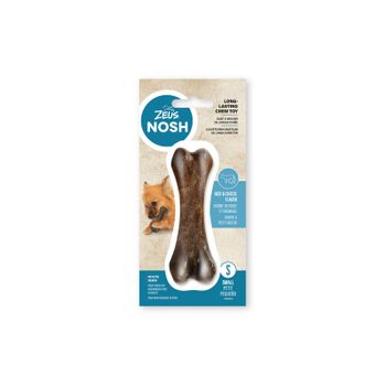 Juguete Mordedor Para Perros Zeus Nosh Strong, Hueso, Carne Y Queso , 11cm