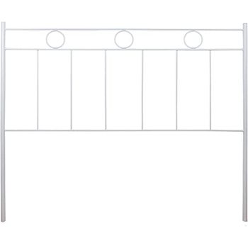 Cabecero De Forja Gallego, Color Blanco Cabezal Para Cama De 150 Cm, Cama Matrimonio (155 Cm X 125 )