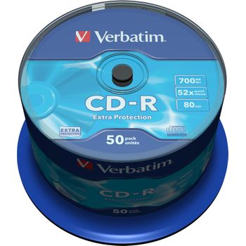 Cd-r Verbatim Extra Protection Tarrina 50uds