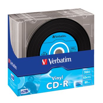 Verbatim Cd-r Azo Data Vinyl 700 Mb 10 Pieza(s)