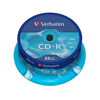 Cd-r Verbatim Extra Protection Tarrina 25uds