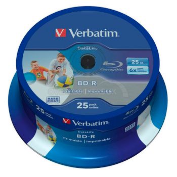 Bd-r Verbatim Matt Wide 25gb 6x Tarrina 25 Uds