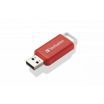 Verbatim - Databar Unidad Flash Usb 16 Gb Usb Tipo A 2.0 Rojo