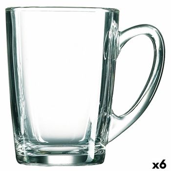 Juego De Tazas De Café Vivalto Transparente Metal Cristal (240 Ml) (3  Piezas) (8,5 X 10,5 X 33 Cm) con Ofertas en Carrefour