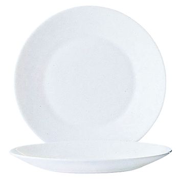 Plato De Postre Arcoroc Restaurant 6 Unidades Blanco Vidrio (ø 19,5 Cm)