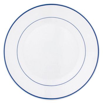 Set 6 Platos Postre Opal Rest. F/azul 19,5cm