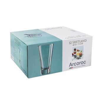 Set De Vasos Arcoroc Shetland 12 Unidades Transparente Vidrio (22 Cl)