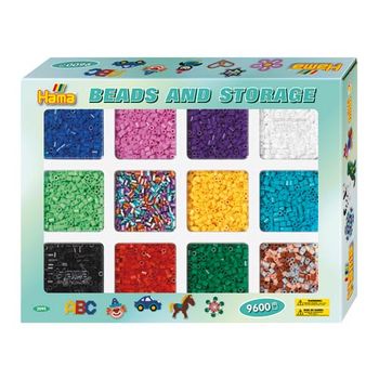 Kit Hama Beads Midi Beads Y Organizador