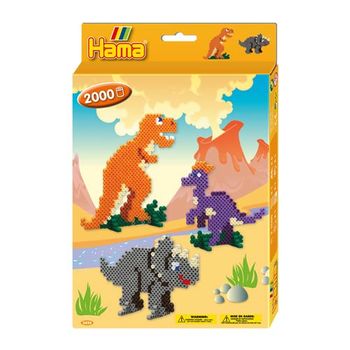 Kit Hama Beads Midi Dinosaurios