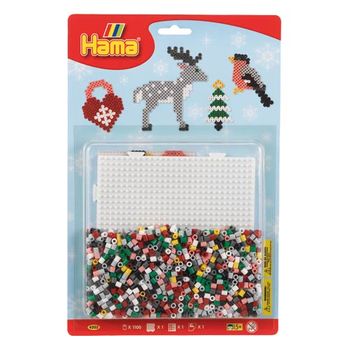 Blister Hama Beads Midi 1100 Beads Navidad